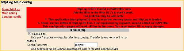 Httplog ISAPi Extension