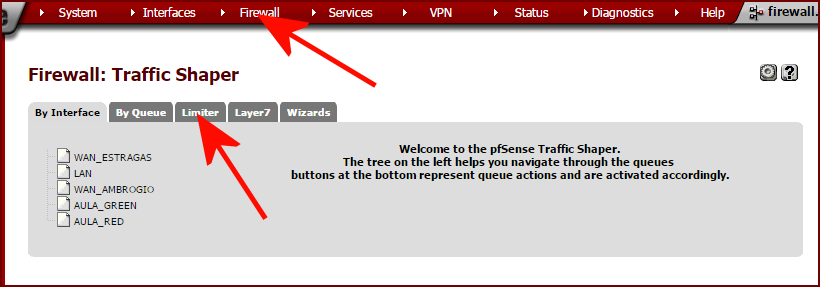 Pfsense - Limitare la banda per alcuni IP della LAN