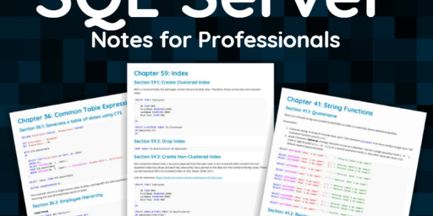 SQL Server Notes for Professionals